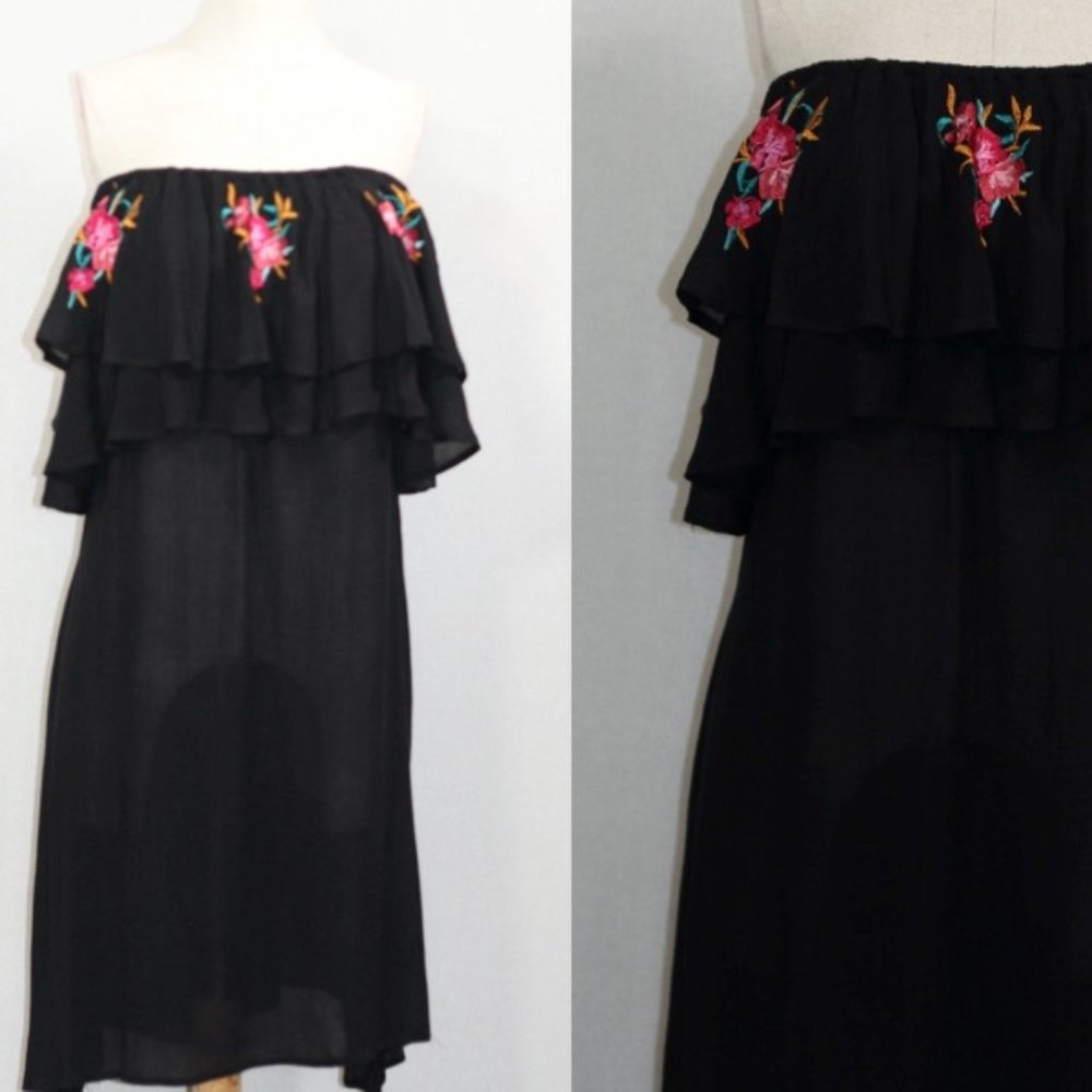 Floral Shoulder Dress